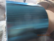 Legierung 8011, Stärke-blauer hydrophiler Aluminiumflossen-Streifen des Temperament-H22 0.12MM für Wärmetauscher-Spule, Kondensator-Spule